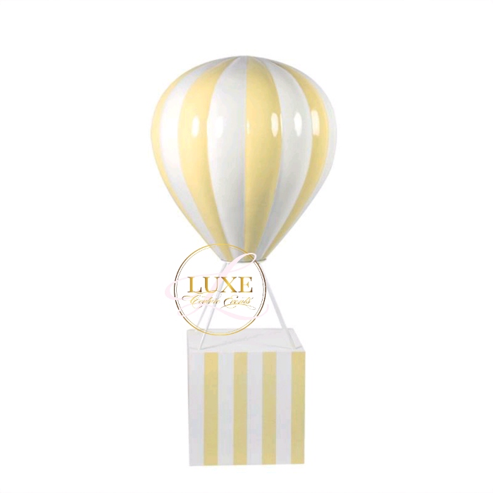 Gold Hot Air Balloon Charm 9ct Yellow, Rose and White Gold 18ct