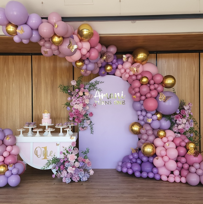 Purple Pastel 3D Arch | Luxe Couture Events
